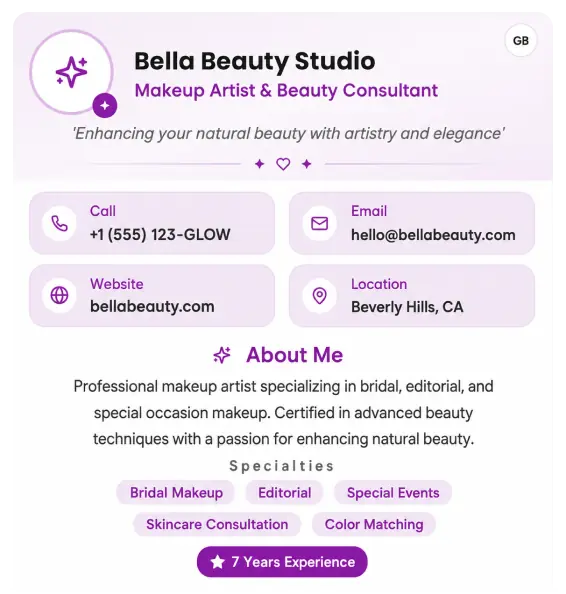 Digital Profile by ElitezCard